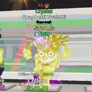 FORTNITE STEAL A BRAINROT SPAGHETTI TUALETTI CRYSTAL