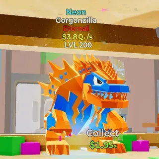 FORTNITE STEAL THE BRAINROT GORGONZILLA NEON 3.8Qi/s LVL 200