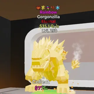 FORTNITE STEAL THE BRAINROT GORGONZILLA RAINBOW 35.1Qi/s MAX LVL