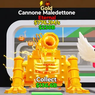 FORTNITE STEAL A BRAINROT GOLD CANNONE MALEDETTONE