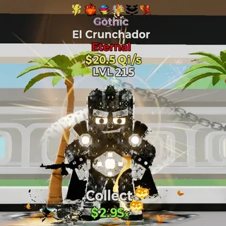 FORTNITE STEAL THE BRAINROT EL CRUNCHADOR GOTHIC