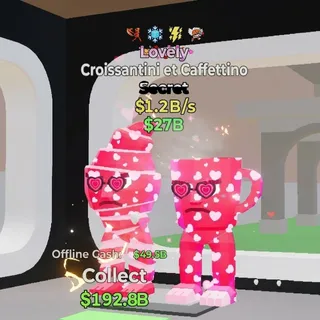 FORTNITE STEAL A BRAINROT CROISSANTINI ET CAFFETTINO LOVELY