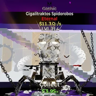 FORTNITE STEAL THE BRAINROT GIGALITRAKTOS SPIDOROBOS GOTHIC