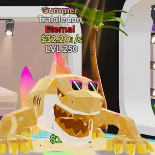 FORTNITE STEAL THE BRAINROT TRALALEDON SUMMER 32.2Qi/s MAX LVL