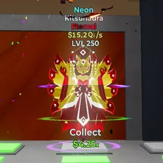 FORTNITE STEAL THE BRAINROT KITSUNAURA NEON