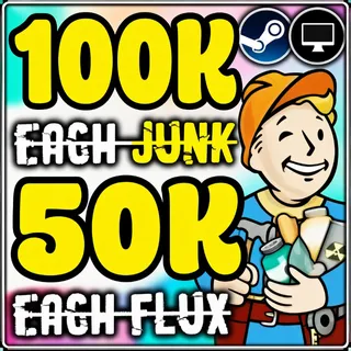 [PC] Junk bundle[All 35 Junks each 100K + 5 type of fluxes each 50K]