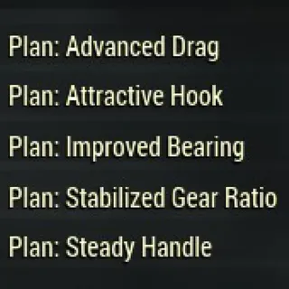All 5 Fishing rod upgrade mod plans