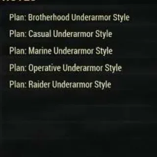 All 5 Underarmor Style Plans