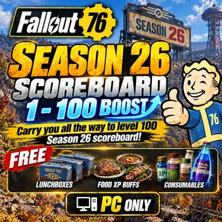 SEASON 26 SCOREBOARD 1-100 BOOST