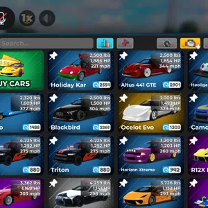 CARS IN DRIVE WORLD