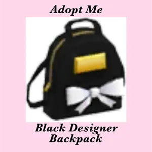 BLACK DESIGNER BACKPACK
