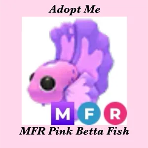 MFR PINK BETTA FISH