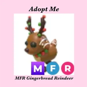 MFR GINGERBREAD REINDEER