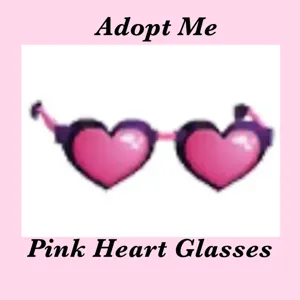 PINK HEART GLASSES