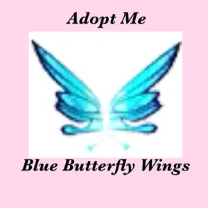 BLUE BUTTERFLY WINGS