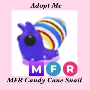 MFR CANDY CANE SNAIL