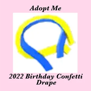 BIRTHDAY CONFETTI DRAPE