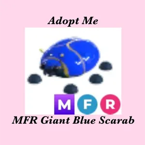 MFR GIANT BLUE SCARAB