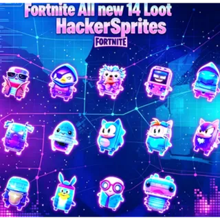 Fortnite Sprite   All new 14 Loot Hacker Sprites