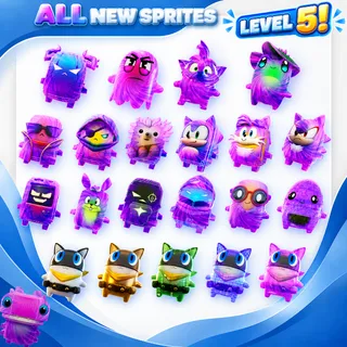 All New Sprites | LEVEL 5 MASTERED | AVAILABLE NOW | KEEP FOREVER