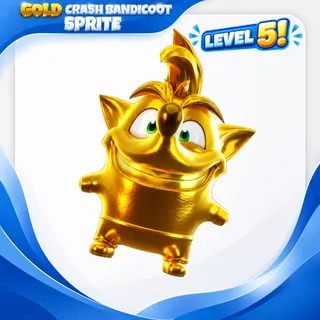 Gold Crash Bandicoot Sprite | LEVEL 5 MASTERED | AVAILABLE NOW | KEEP FOREVER