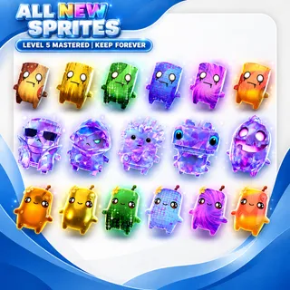All New Sprites | LEVEL 5 MASTERED | AVAILABLE NOW | KEEP FOREVER