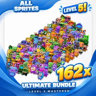 All 162 Sprites | LEVEL 5 MASTERED | AVAILABLE NOW | KEEP FOREVER