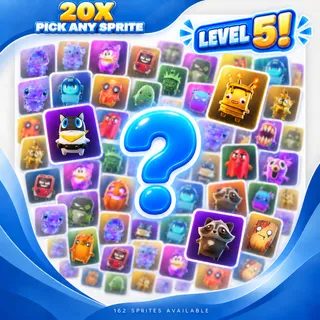 (20x) Pick Any Sprite | LEVEL 5 MASTERED | AVAILABLE NOW | KEEP FOREVER
