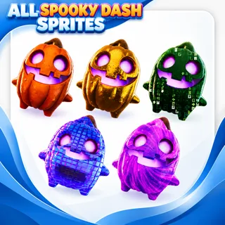 All Spooky Dash Sprites | LEVEL 5 MASTERED | AVAILABLE NOW | KEEP FOREVER