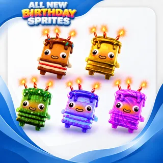 All New Birthday Sprites | LEVEL 5 MASTERED | AVAILABLE NOW | KEEP FOREVER