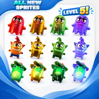 All New Sprites | LEVEL 5 MASTERED | AVAILABLE NOW | KEEP FOREVER