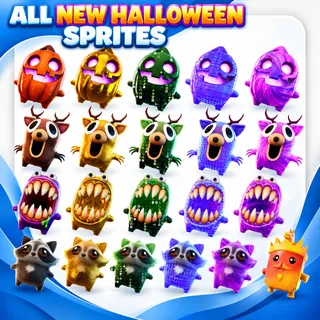 All New Halloween Sprites | LEVEL 5 MASTERED | AVAILABLE NOW | KEEP FOREVER