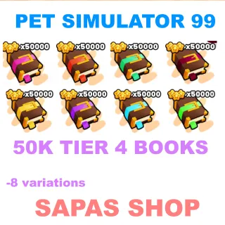 50K TIER 4 BOOKS