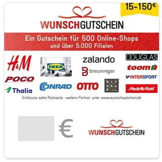 €20.00 EUR wunschgutschein 