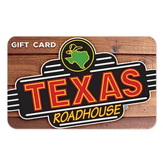 Texas roadhouse (with pin) $50.00 Gift Card