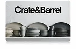 Crate&amp;barrel (w/pin) - use whenever (https://www.crateandbarrel.com/) $95.18 Gift Card