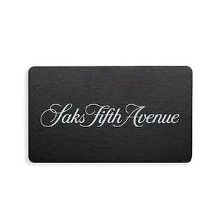 Saks fifth avenue (w/pin) - use whenever (https://www.saksfifthavenue.com/) $100.00 Gift Card