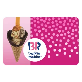$100.00 USD Baskin Robbins Gift Card