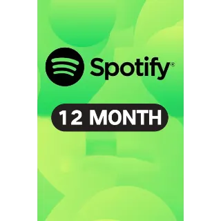 Spotify Premium individual 12 Month 