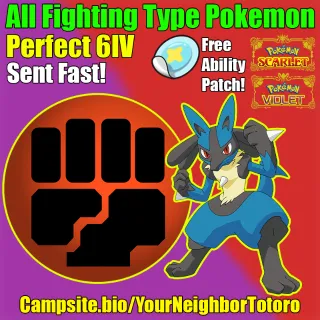 All Fighting Type Pokemon - Shiny / 