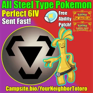 All Steel Type Pokemon - Shiny / Nor