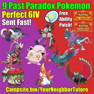 9 Past Paradox Pokemon - Shiny / Nor