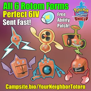 All 6 Rotom Forms