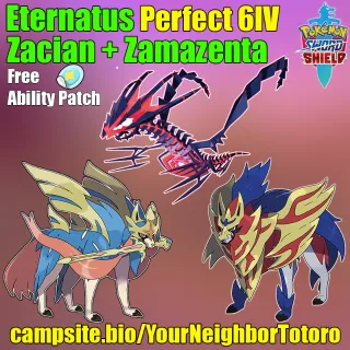 Eternatus + Zacian + Zamazenta