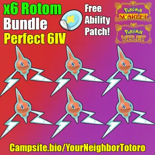 x6 Rotom Bundle - Shiny