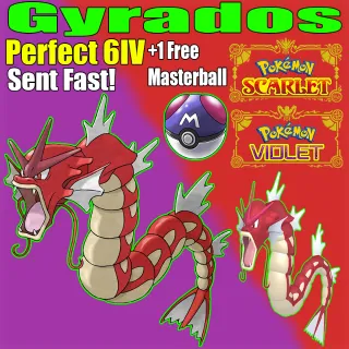 Gyrados Perfect 6IV Shiny or Normal