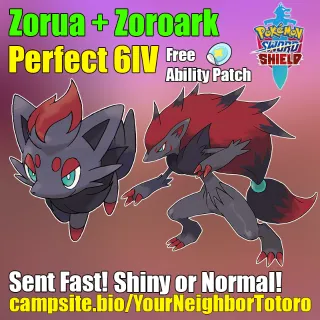 Zorua + Zoroark - Shiny