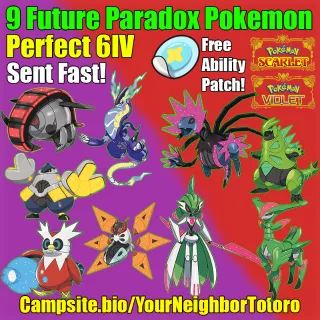 9 Future Paradox Pokemon - Shiny / N