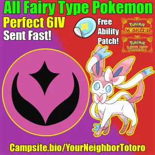 All Fairy Type Pokemon - Shiny / Nor
