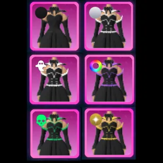 World Zero - Vampiress Costume 6 PACK (BONUS 11CCEE)